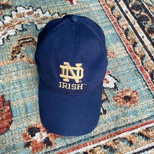 University of ND Irish gold and navy ball cap